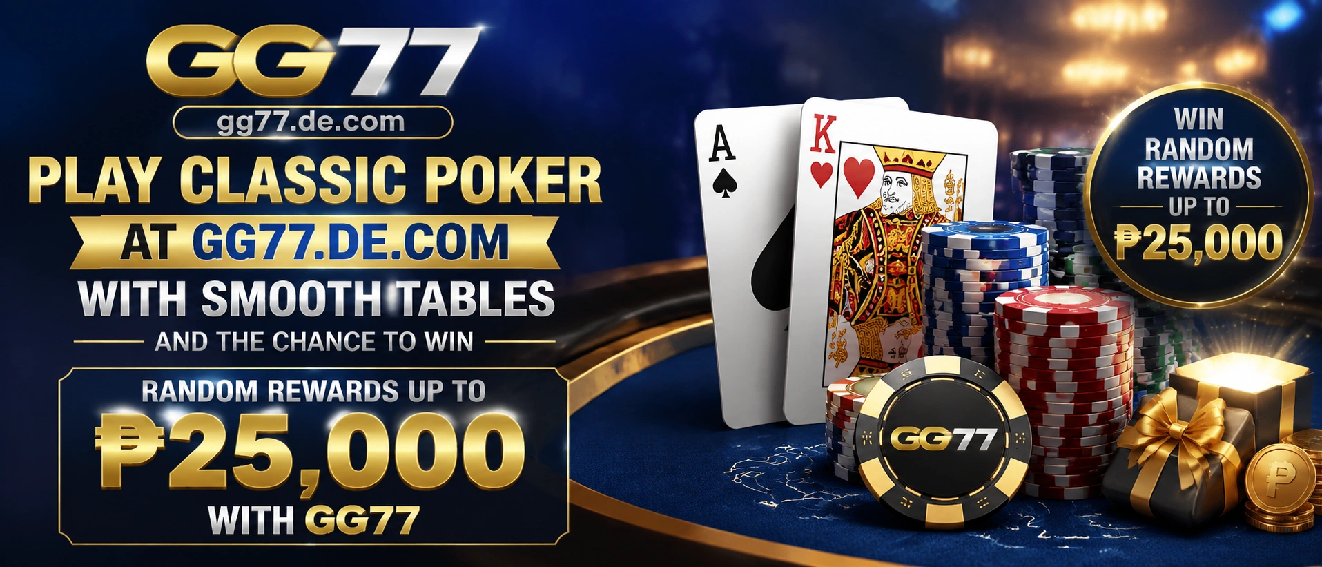 GG77 Poker lobby artwork